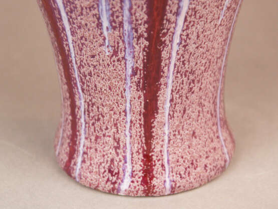 Vase mit Flambé-Glasur - China 20.Jh., gebaucht - Foto 5