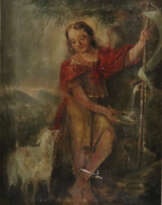 Sakralmaler -wohl 18. Jh.- Hl. Johannes der Täu