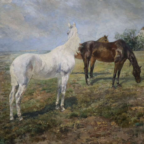 Ebner, Richard (1860-1911) - Auf der Pferdekopp - Foto 3