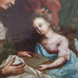 Miniaturgemälde "Anna lehrt Maria das Lesen" - - Foto 3