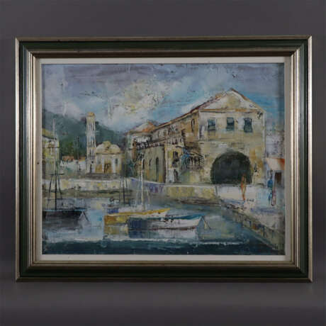 Unbekannter Künstler - "Hvar", 1982, Öl auf Lei - photo 9