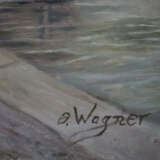Wagner, O. - 2.Hälfte 20.Jh.- Amsterdamer Hafen - photo 2