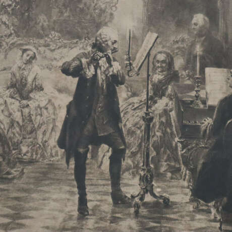 Menzel, Adolph von (1815 Breslau - 1905 Berlin, - Foto 4