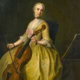 Portrait der Tochter des Künstlers am Cello - фото 1