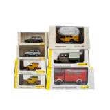 12-piece set of vehicle models of various manufacturers "Edition Deutsche Post" in scale 1:43 - фото 4