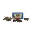 MÄRKLIN English clockwork locomotive and 3 compartment cars, 1 gauge, 1910-24, - Auction prices