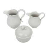 MEISSEN coffee and mocha service 'New cutout white', 20th c. - фото 7