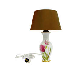 MEISSEN table lamp 'Tulips', 1st choice, 20th c.