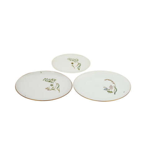 NYMPHENBURG 12 service pieces 'Meadow flowers', 2nd choice, 20th c. - photo 2