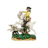 NYMPHENBURG 'Rider with hunting dogs', 1933. - photo 3