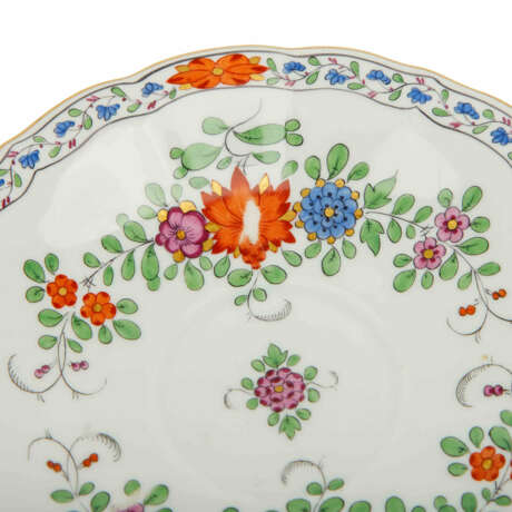MEISSEN 13 service pieces 'Colorful Indian Painting', 1st choice, 20th c. - фото 5