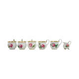 MEISSEN 12 service pieces 'Red Rose', 1st and 2nd choice, 1st half 20th c. - Foto 4