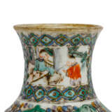 Famille rose vase. CHINA, Qing dynasty (1644-1912). - photo 7