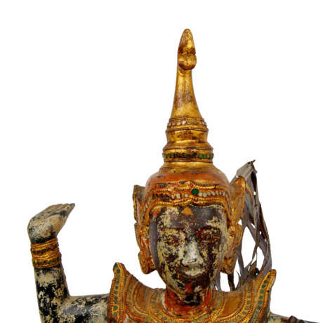 Kinnari' sculpture in Bangkok style. THAILAND, 19th c., - фото 2