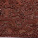 Red carved lacquer box. CHINA, around 1900. - фото 7