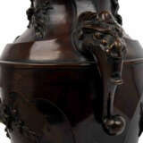 Fine Japanese bronze vase as a table lamp. - photo 3