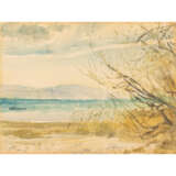 VOCKE, CAROLUS, attributed (1899-1979), pair of watercolors "Lake Constance, on the shore of Untersee", - Foto 4