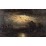 Painter of the early 20th century "Lake in the moonlight". - Foto 1