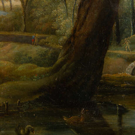 PAINTER/IN 18th/19th century, "Romantic river landscape", - Foto 4