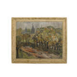 POLISH PAINTER 1st half 20th century, "Avenue in front of the church", - photo 2