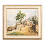 PAINTER/IN 18th/19th c., "City on the river", - Foto 2