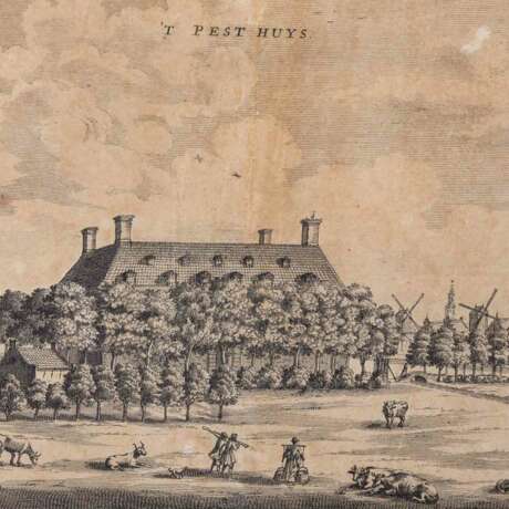 MEURS, JACOB van (1619/20-1680), "'T Pest Huys" - the Plague House in Amsterdam, - photo 3