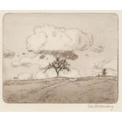 HOLLENBERG, FELIX (1868-1945), "Spring Clouds," 1931,