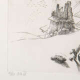 KUGLER, KLAUS (b. 1942), 7 etchings from the cycle "Don Quixote", 1974, - Foto 4