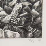 KUGLER, KLAUS (b. 1942), 7 etchings from the cycle "Don Quixote", 1974, - Foto 10