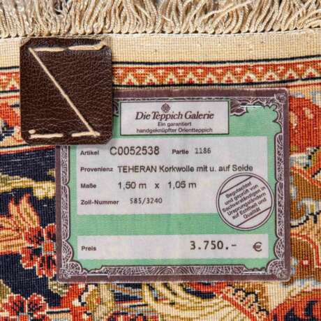 Oriental carpet.TEHERAN/IRAN, 20th century, 150x105 cm. - photo 3