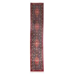 Oriental carpet. GHOM/PERSIA, 20th century, 415x75 cm.