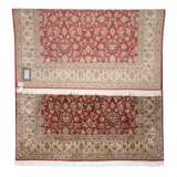 Oriental silk carpet. INDIA, 1980/90s, 279x183 cm. - Foto 2