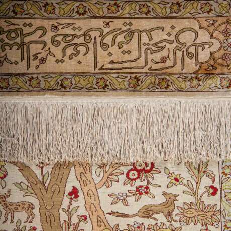 3 Oriental silk carpets. HEREKE, 20th c., - photo 7