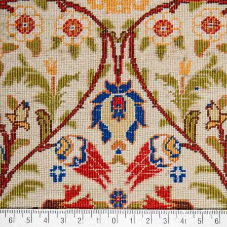 Oriental silk carpet. HEREKE, 127x84 cm. - photo 4