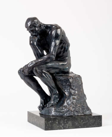 Auguste RODIN (1840-1917), nach, Der Denker, Bronze, signiert - photo 1