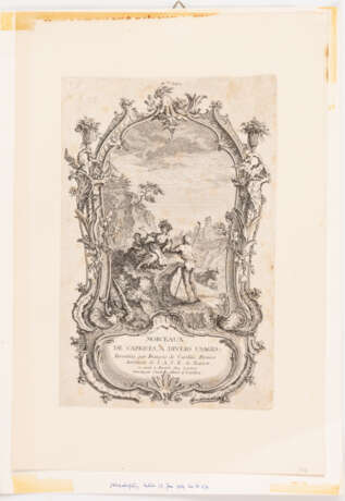 Jean François DE CUVILLIÉS (1695-1768), Original-Kupferstich, 18. Jh. - Foto 3