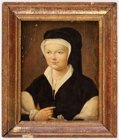 Claude CORNEILLE DE LYON (1500/10-1575), Nachahmer, Louise de Montmorency, Öl auf Holz - Foto 2