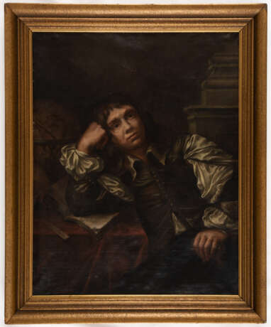 Godfrey KNELLER (1646-1723), zugeschrieben, A gentleman in period dress, Öl auf Leinwand - Foto 2