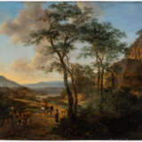 Jan Dircksz BOTH (1615/18-1652), zugeschrieben, Italienische Gebirgslandschaft, Öl auf Kupfer - Foto 1