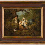 George MORLAND (1762/63-1804), zugeschrieben, Le repos des bohémiens dans le fôret, Öl auf Leinwand - Foto 2
