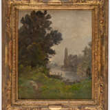 Eugène LAVIEILLE (1820-1889), Stimmungsvolle Uferlandschaft, Öl auf Leinwand, monogrammiert - Foto 2