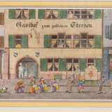 Niklaus STOECKLIN (1896-1982), Gasthof zum goldenen Sternen, Lithographie, signiert - Foto 1