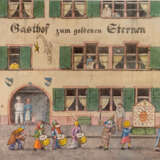 Niklaus STOECKLIN (1896-1982), Gasthof zum goldenen Sternen, Lithographie, signiert - photo 2