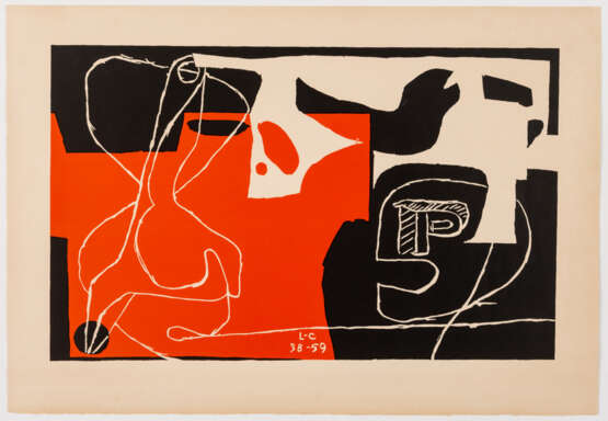 LE CORBUSIER (1887-1965), Les dés sont jetés, Farblithographie - Foto 1