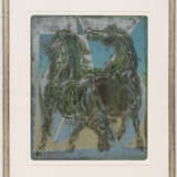 Hans ERNI (1909-2015), 2 Pferde, Farblithographie, signiert - photo 2