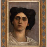 Otto LANDOLT (1889-1951), Frauenbildnis aus seiner Jugendzeit, Öl auf Leinwand - photo 2
