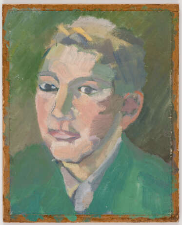 Hans ROHNER (1898-1972) , Portrait eines jungen Mannes,Öl auf Leinwand - photo 1