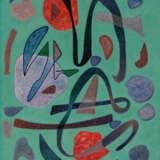 Otto NEBEL (1892-1973), Im Malachitgrün, Öl auf Hartfaserplatte, signiert und datiert 1971 - Foto 1