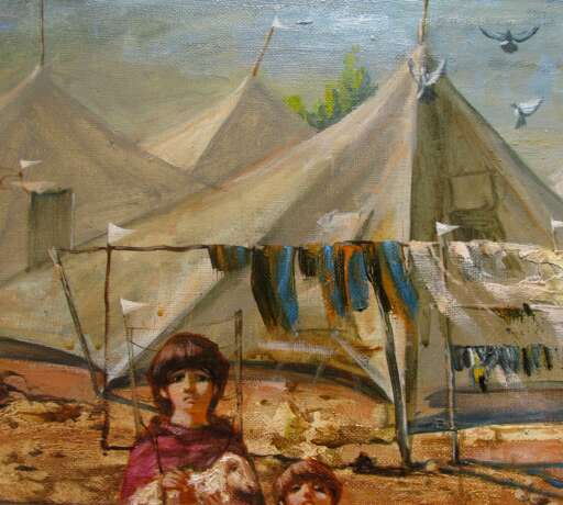 Children of Sim Oil on canvas Surrealism Ukraine 2013 - photo 3