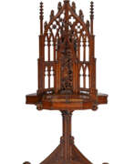 Gothic art. A GOTHIC-REVIVAL OAK READING STAND